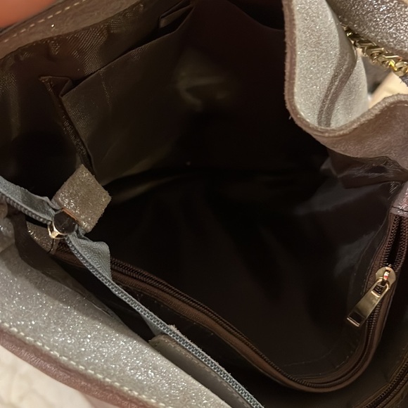 Luxury pure leather bling bag from designer Neeshi. Lightly used. - Picture 4 of 5